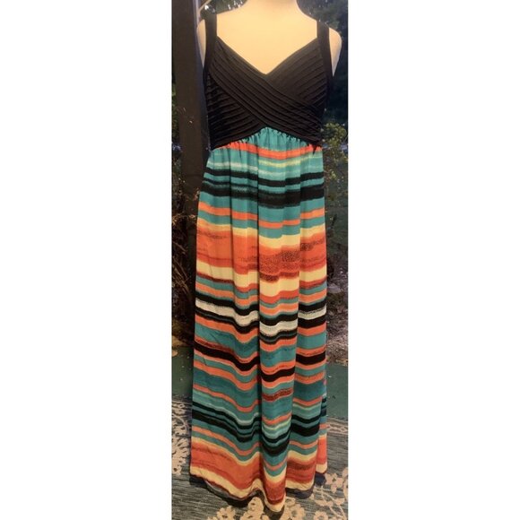 Sami + Jo Size L Fun & Flirty Sweetheart Neckline Maxi Dress - Picture 1 of 6